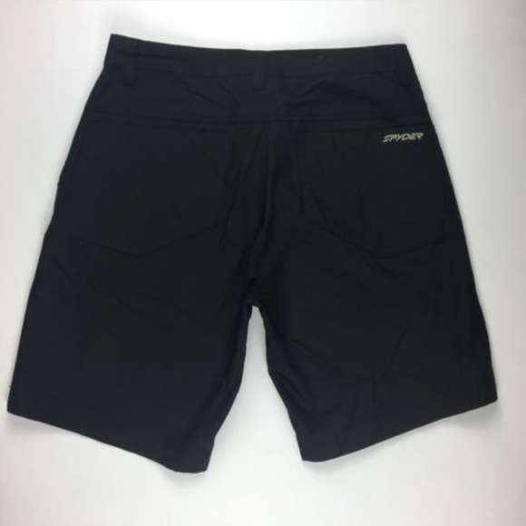 Spyder Shorts Large Ryder Woven Black 10" Inseam - Picture 6 of 6